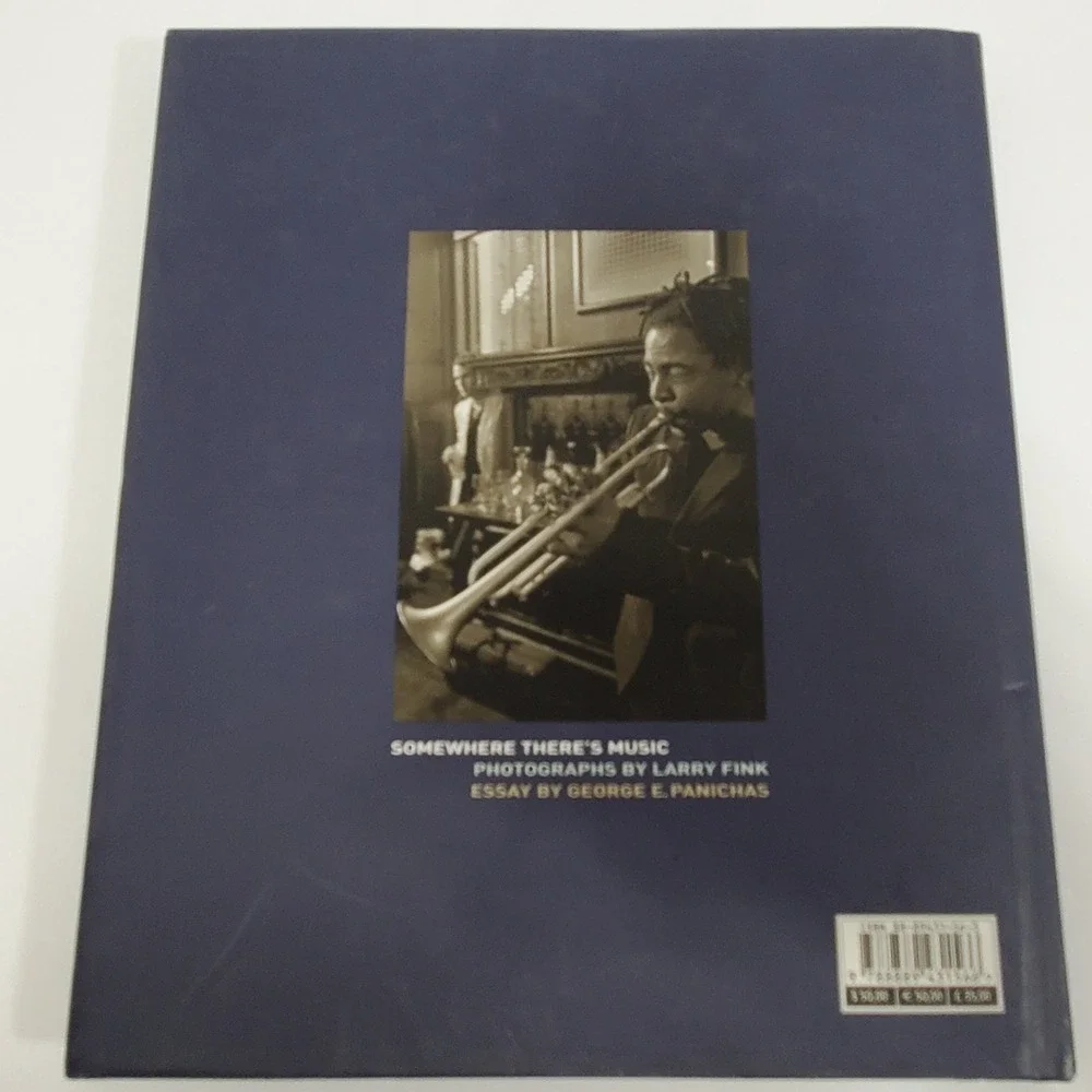 Somewhere There's Music by Larry Fink Jazz Photography Musician‎ Hardcover Book